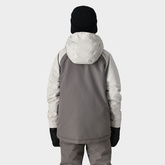 Kurtka snowboardowa 686 Boy's Geo Insulated (white heather colorblock)