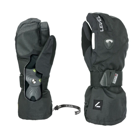 LEVEL FLY Trigger  (black) snowboard gloves