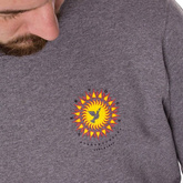 NERVOUS Sun (grey) crewneck