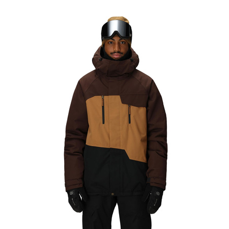 Kurtka snowboardowa 686 Geo Insulated (coffee colorblock)