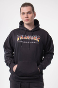 GODZILLA FLAME HOOD BLACK THRASHER SWEATSHIRT