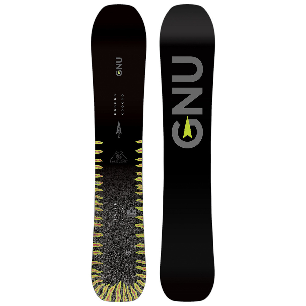 GNU Banked Country 160W snowboard