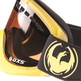 DRAGON DXS (trans matte yellow/jet) snow goggles 