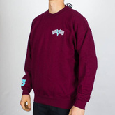 Bluza THRASHER Crew Racing (maroon)