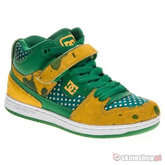 Buty DC Jersey City SE WMN (green/gold) żółto-zielone