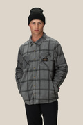686 Sierra Fleece Flannel (rhino grey plaid)