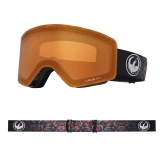 Gogle DRAGON R1 OTG Fire Leaf Dark Smoke +  Amber