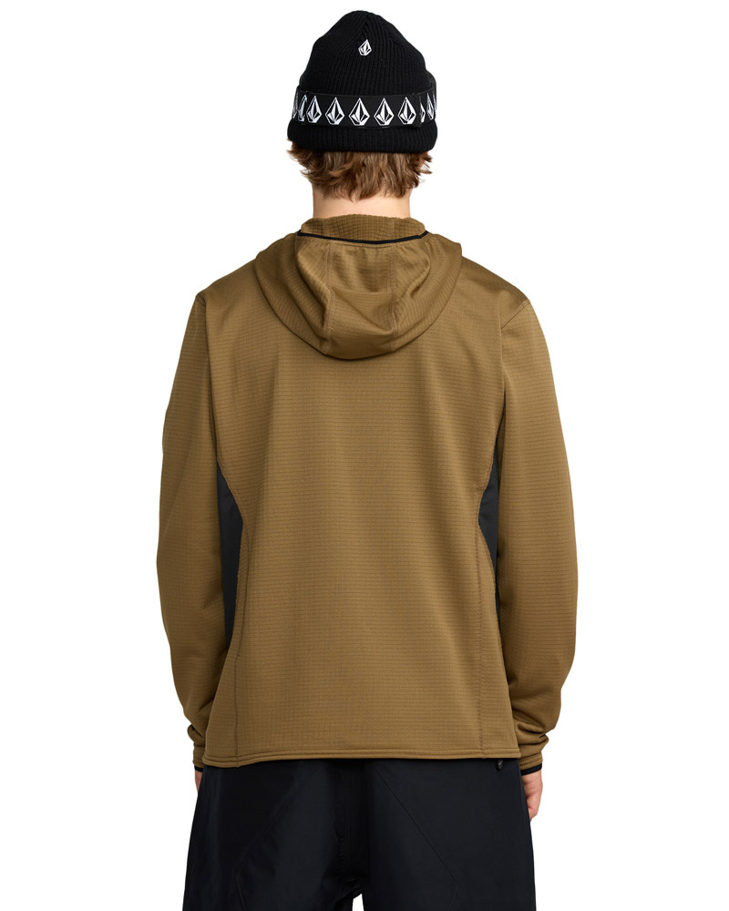 VOLCOM Gridlock HD (bronze) fleece pullover