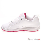 Buty DC Court Graffik SN KIDS (white/crazy pink print) biało-rózowe