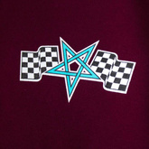 THRASHER Crew Racing (maroon) crewneck