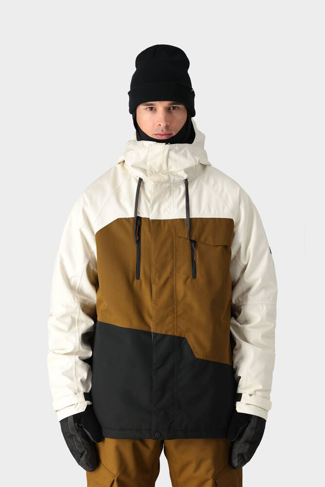 Kurtka snowboardowa 686 Geo Insulated (birch wash colorblock)