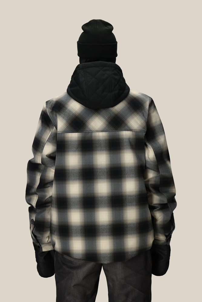 Kurtka Snowboardowa 686 Woodland Insulated (limestone plaid)