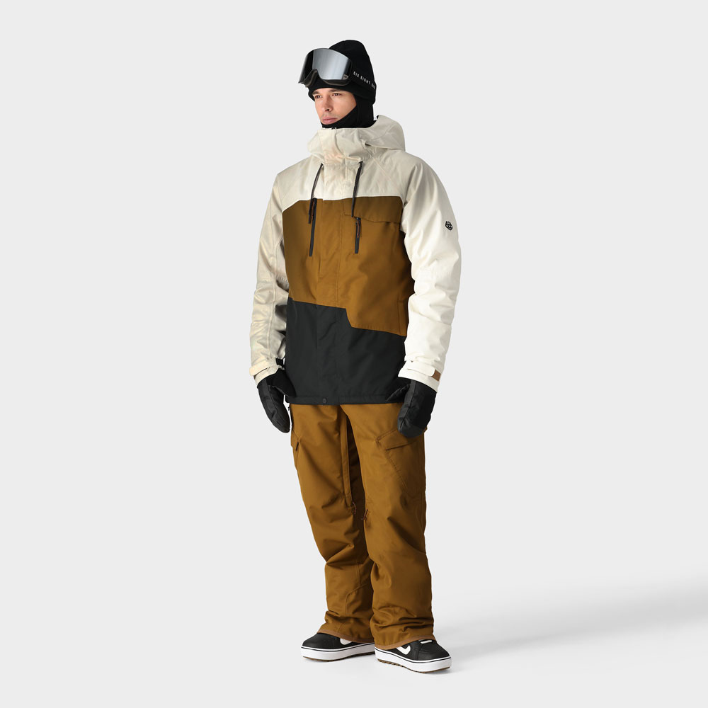Kurtka snowboardowa 686 Geo Insulated (birch wash colorblock)