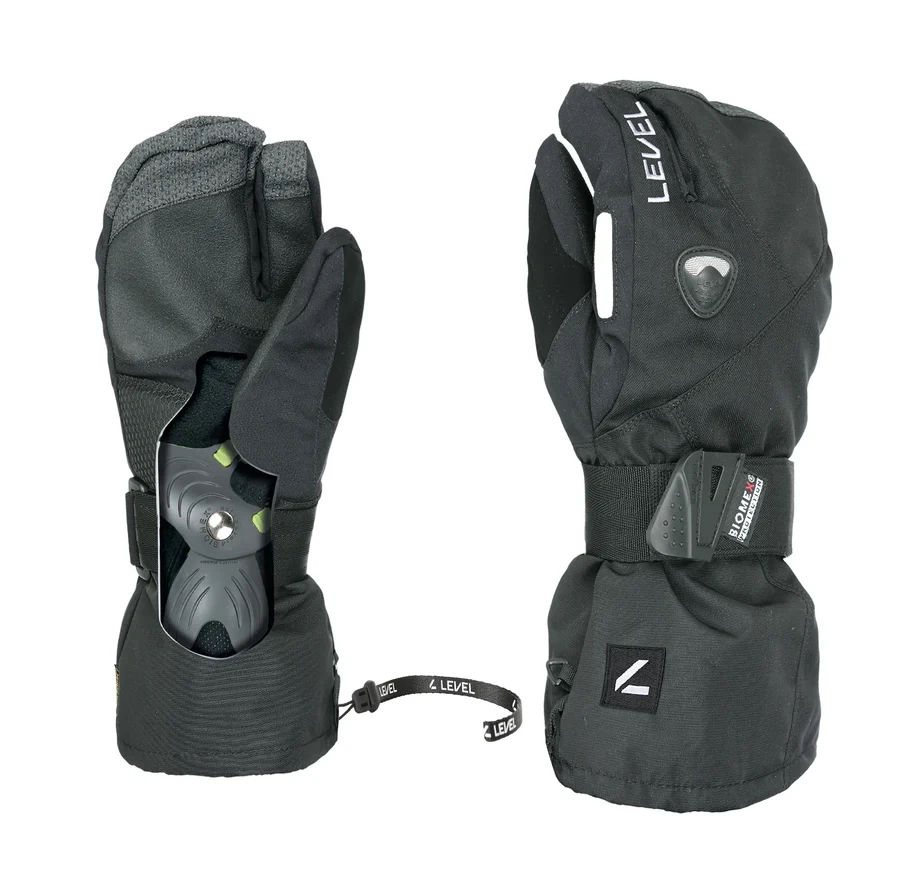 LEVEL FLY Trigger (black) snowboard gloves