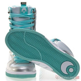 OSIRIS UPTOWN LTD WMN white/teal/silver shoes 