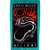 WELCOME BOARD LIZARD ON GAIA TEAL STAIN 9.6