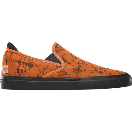 Buty EMERICA X TOY MACHINE Wino G6 Slip On (burnt orange)