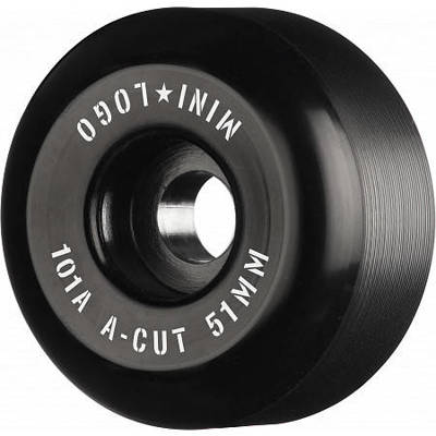 Kółka MINI LOGO A-CUT "2" 101A 51mm (black)