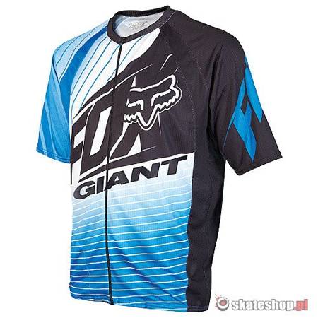 Koszulka FOX Giant Live Wire (blue/black) czarno-niebieska