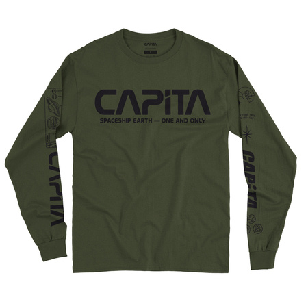 Longsleeve CAPITA Spaceship '23 (military green)