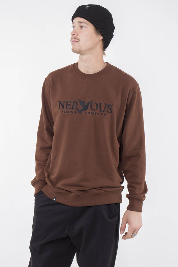 Bluza NERVOUS Crew Classic (brown)