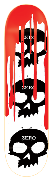 Deska ZERO 3 Skull Blood (white)