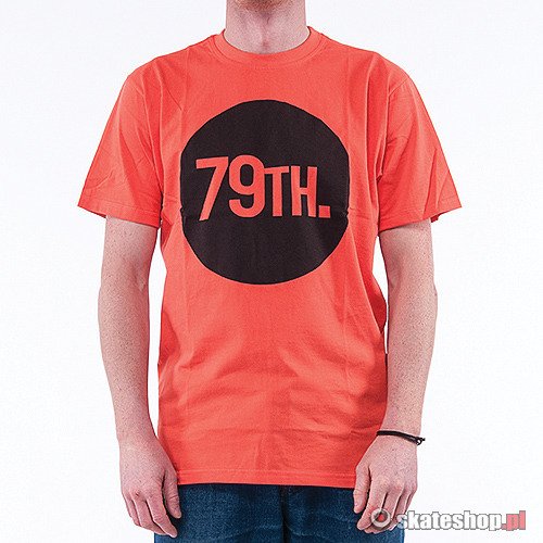 Koszulka 79th Circle (orange/black) pomarańczowa
