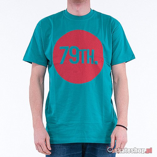 Koszulka 79th Circle (turquoise/red) turkusowa