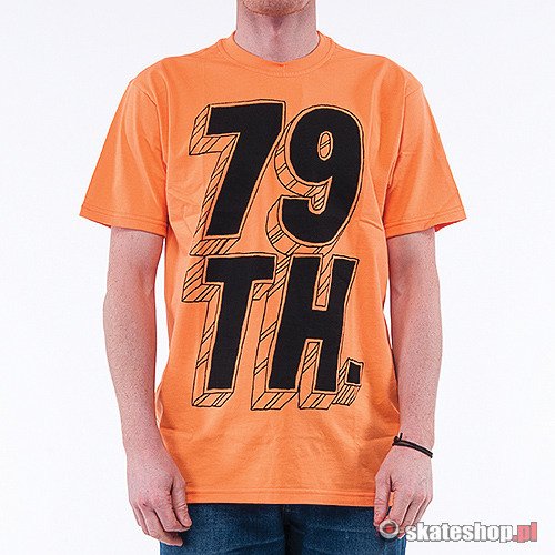 Koszulka 79th Logo 3D (orange/black)