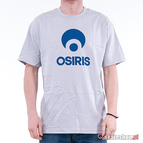 Koszulka OSIRIS Corporate (silver/royal) szara