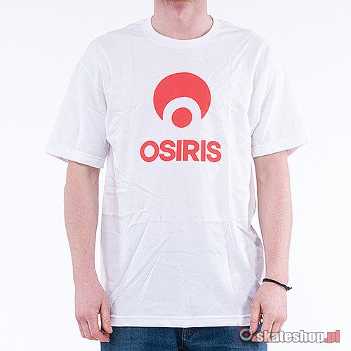 Koszulka OSIRIS Corporate (white/orange) biała
