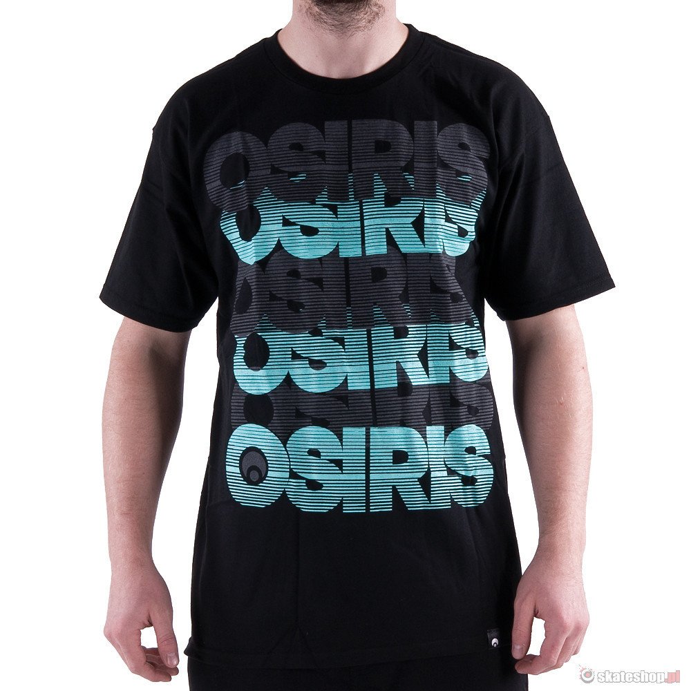 Koszulka OSIRIS Static '13 (black/ref) czarna