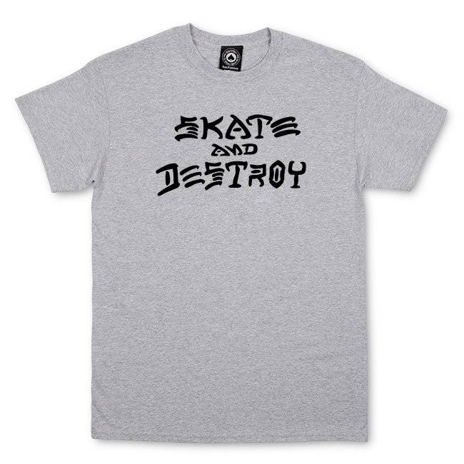 Koszulka THRASHER Skate And Destroy (grey)