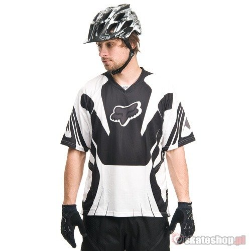 Koszulka rowerowa FOX EFX Jersey (black/white) czarno-biała