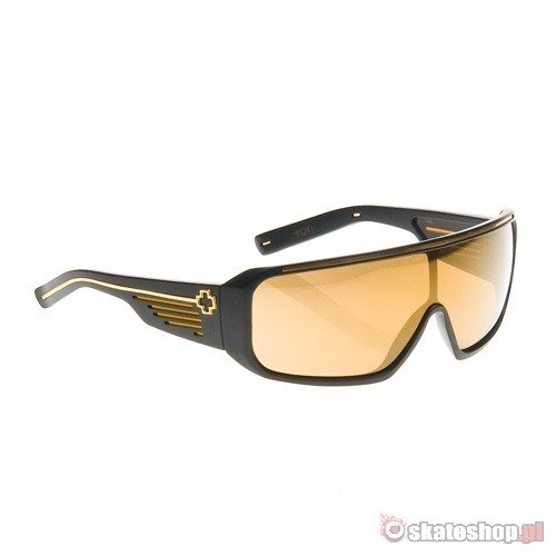 Okulary przeciwsłoneczne SPYOPTIC Tron (matte black/gold mirror) szaro-czarne