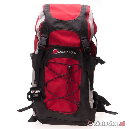 Plecak DEELUXE Mountain (black/red) czerwono-czarny