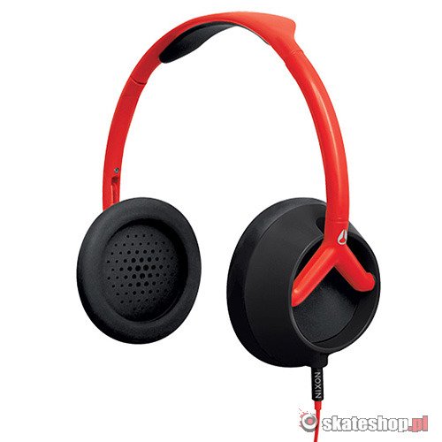 Słuchawki NIXON Trooper (all black/red) czarno-czerwone