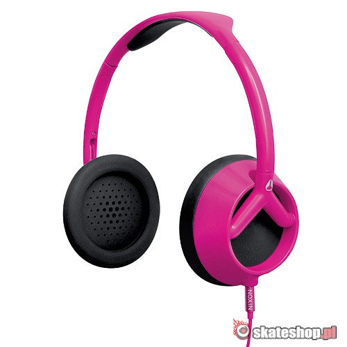 Słuchawki NIXON Trooper (magenta/black) różowo-czarne