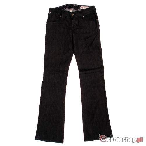 Spodnie DC Bootcut Strech Rinse WMN (black) czarne
