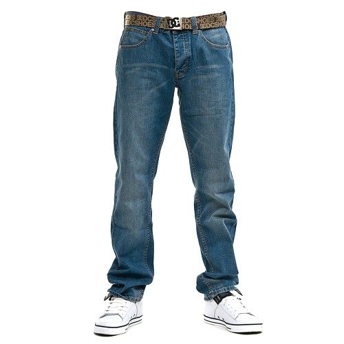Spodnie DC Straight Vintage II (vintage) niebieskie jeans