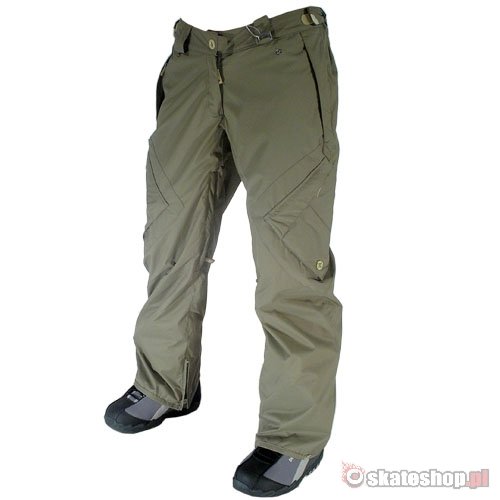 Spodnie Snowboardowe DC Estaban WMN (military) oliwkowe