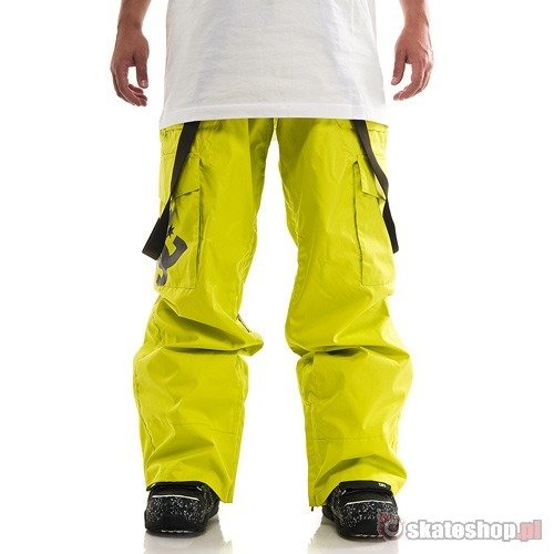 Spodnie snowboardowe DC Banshee (tend) limonkowe