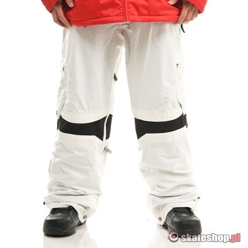 Spodnie snowboardowe SESSIONS Locavore (white) białe